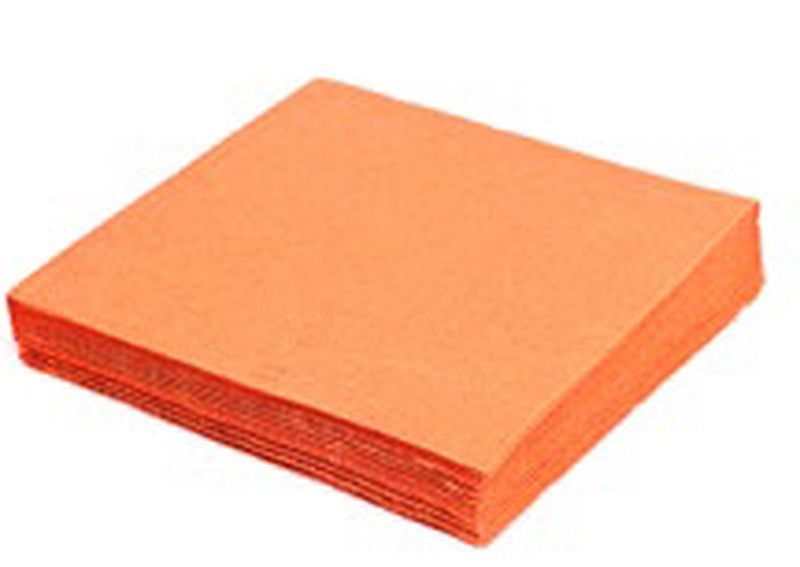 mpbox Szalvéta 2-rétegű, 24 x 24 cm narancssárga [250 db] 85915