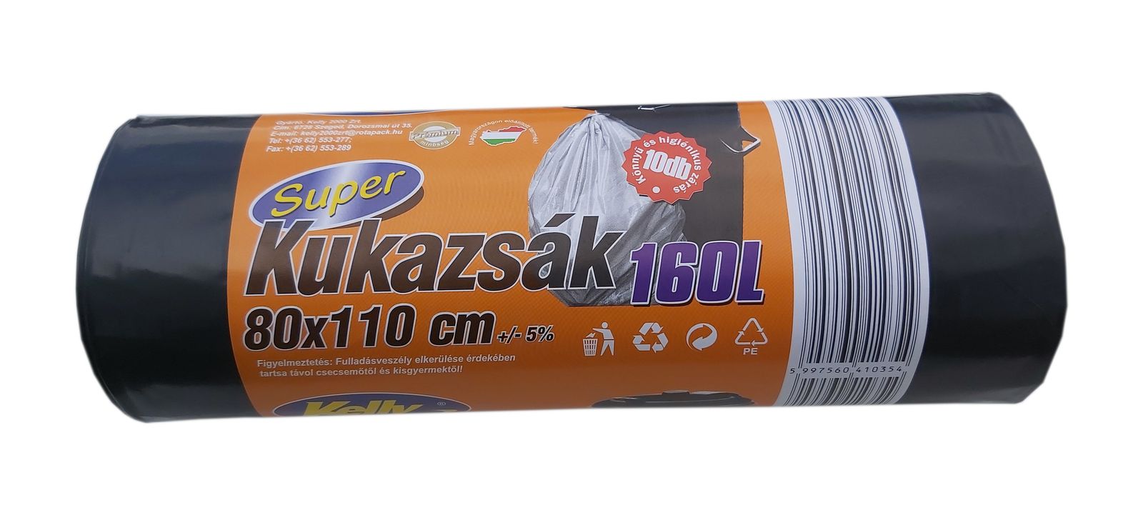 KEL SZEMETESZSÁK 160L SUPER