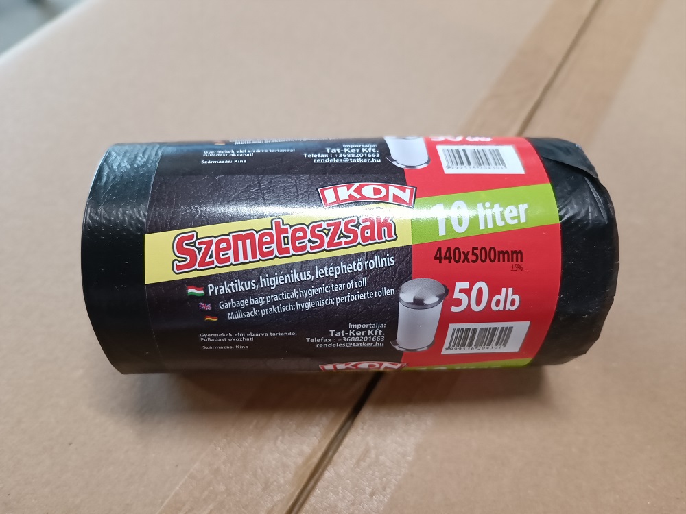 SZEMETESZSÁK 10 L 50 DB /CS
