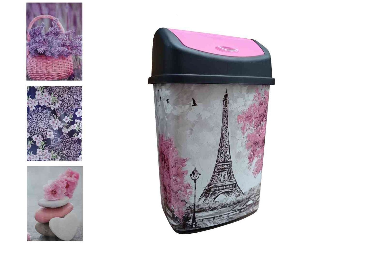 Billenős Szemetes Smart Dekoros 14 Literes Sterk (24/GY)