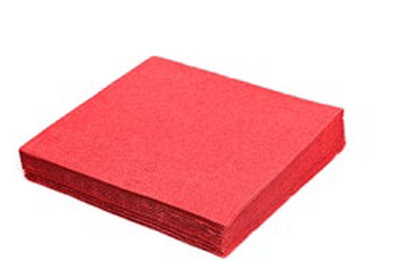 mpbox Szalvéta 2-rétegű, 24 x 24 cm piros [250 db] 85901