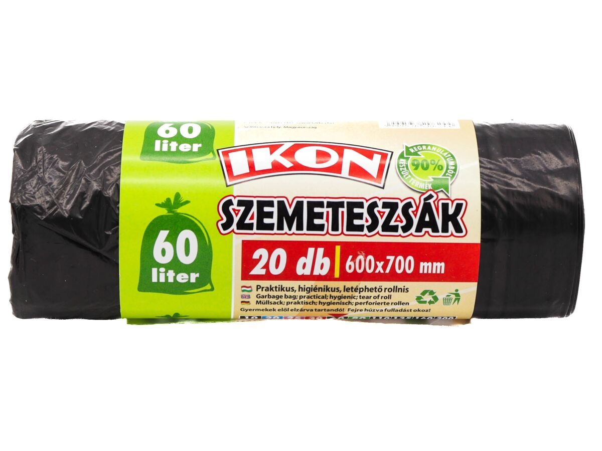 SZEMETESZSÁK 60 L 60x70 20 db os
