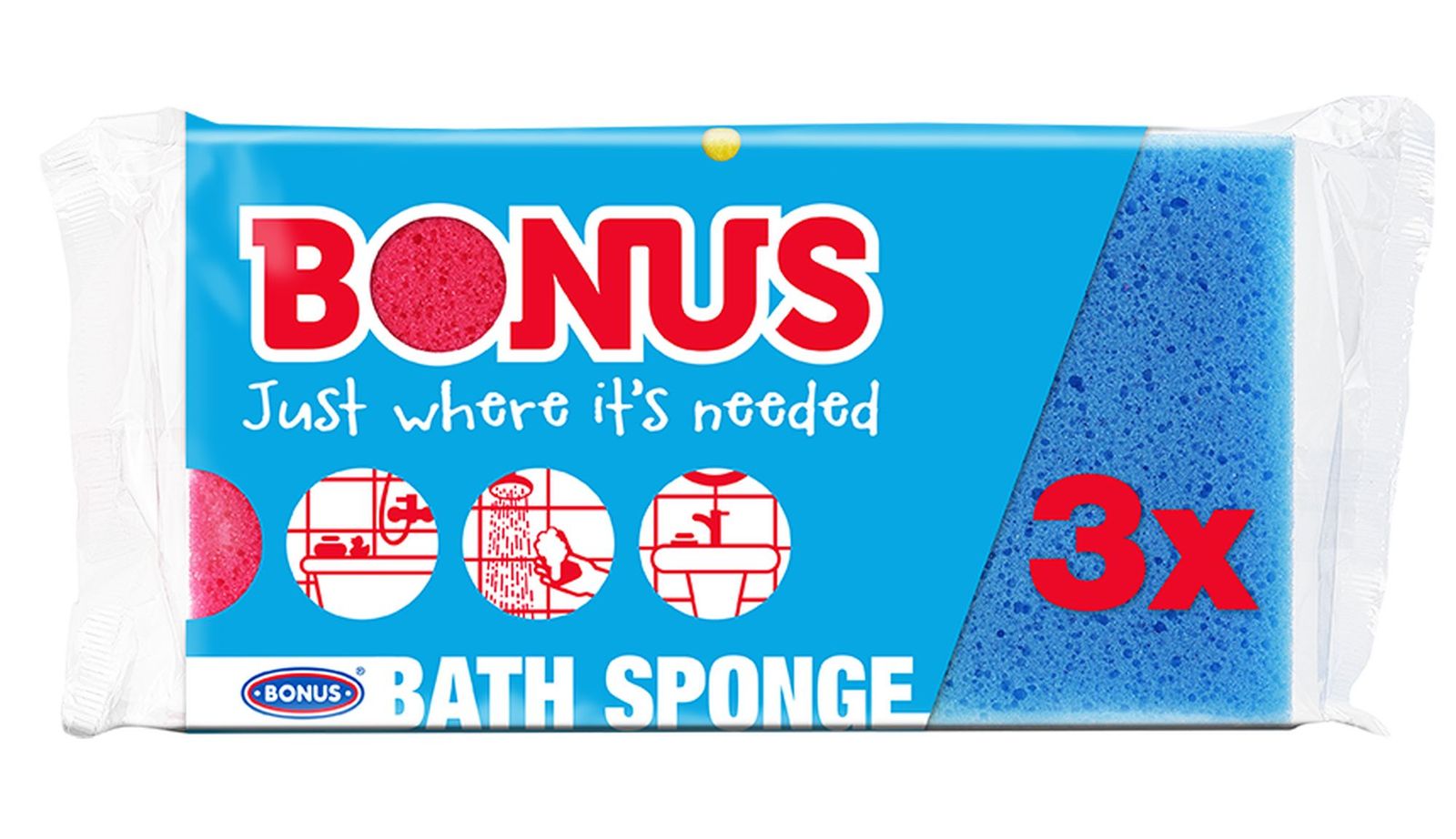 BN.Fürdőszivacs 3db-os bonus b057