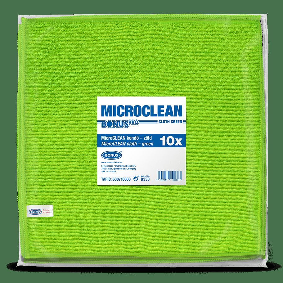 BN.BonusPRO MicroCLEAN kendő zöld 10/1 HoReCa - HACCP B333