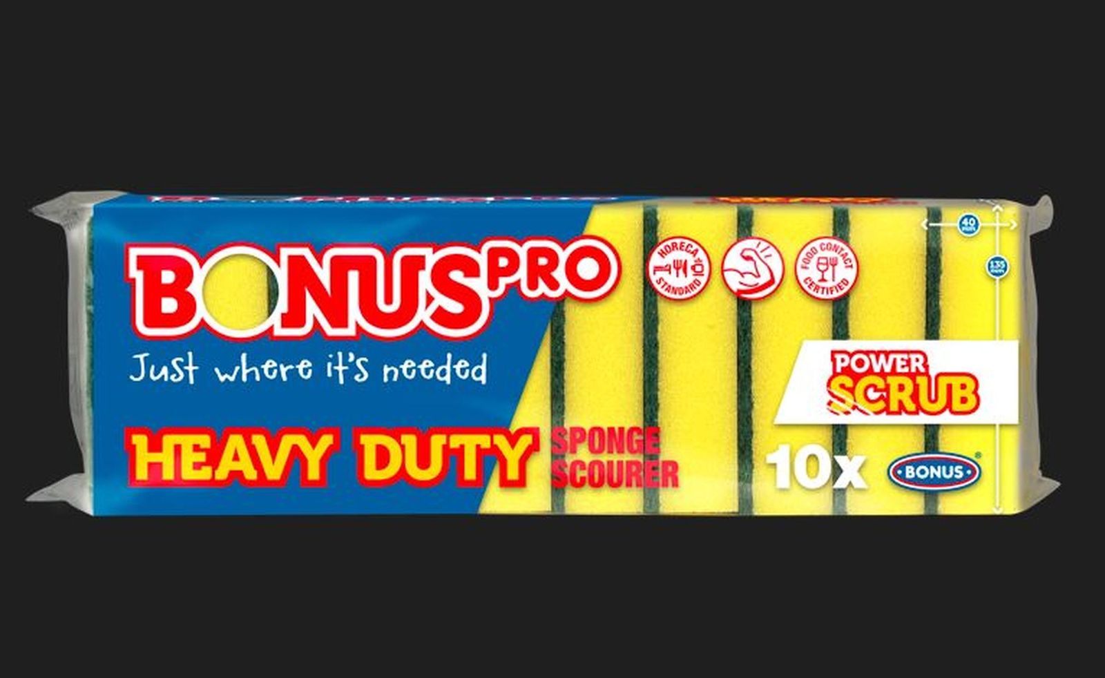 BN.BonusPRO mosogatószivacs 10/1 HoReCa