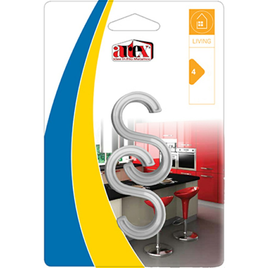 S kampó műanyag 4 db