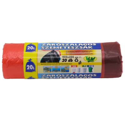 Szemeteszsák zárószalagos 20 L 20 DB/ROLL